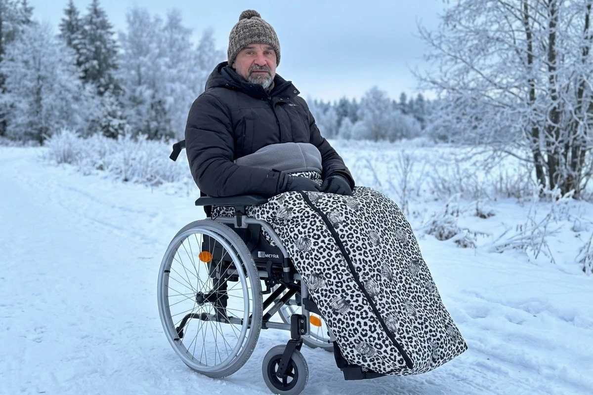 Утеплённый мешок для инвалидной коляски Утеплённый мешок для инвалидной коляски